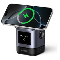 UGREEN ワイヤレス充電器 マグネット式　充電ステーション 15W Uno 2-in-1 45775 1個