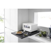 山崎実業 キッチン家電下スライドテーブル タワー tower ブラック 2106 1個