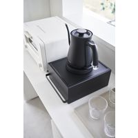 山崎実業 引き出し付キキッチン家電下ラック タワー tower ブラック 2019 1個