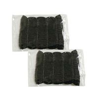 使い捨てヘアバンド（黒）100枚　WN-019-BLK フィフティ・ヴィジョナリー