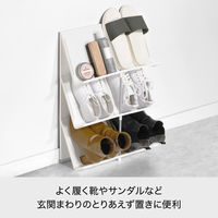 Like-it（ライクイット） シューズラック3段 ホワイト 4979625228983 1個