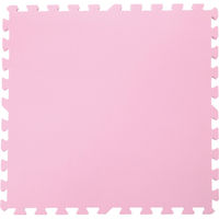 ユノックス 60cmジョイントマット16枚セット黄・ピンク・緑・アイボリー 723-092 1個（直送品）