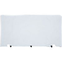 ゼット学校体育 卓球仕切フェンスネットカバー(カバーのみ)ブルー×ホワイト ZN2992 1セット(1枚入×2)（直送品）