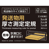 サナダ精工 発送物用厚さ測定定規 C1755 1個（直送品）