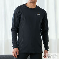 VENEX(ベネクス) リチャージ＋ 【一般医療機器】ロングスリーブ メンズ L ブラック×ブラック 6431 1枚（直送品）