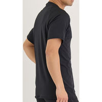 VENEX(ベネクス) リチャージ＋ 【一般医療機器】ショートスリーブ メンズ XL ブラック×ブラック 6430 1枚（直送品）