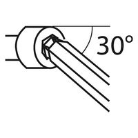 エスコ 10 x125mm [Ball Hexagon]キーレンチ(ショートヘッド) EA573L-110A 1セット(3本)（直送品）