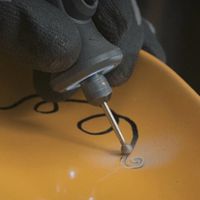 エスコ φ4.4mm /3.2mm軸 ダイヤモンドバー EA818E-55B 1セット(3本)（直送品）