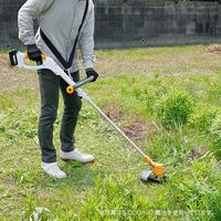 エスコ DC18.0V 草刈機(充電式/ナイロンカッター付) EA898RB-21A 1台（直送品）