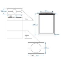 エスコ 497×360mm マルチサインボード EA983FT-360A 1個（直送品）