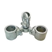 エスコ 48.6mm 単管・足場パイプ専用三脚ヘッド EA987FE-11A 1個（直送品）