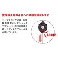 エスコ φ5.0mmx12m 安全ブロック(ステンレス製ワイヤー付) EA998FX-10B 1個（直送品）