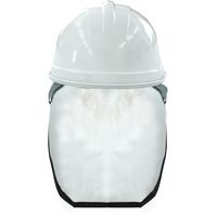 ブレイン 防災ヘルメット+アルミ防炎たれ BR-986 1個 579-2111（直送品）