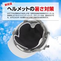 ブレイン ラディクール放射冷却ヘルメットインナーパッド BRA-60002 1個 611-5034（直送品）