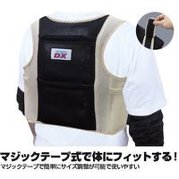 ブレイン アイスバック(R)DXデラックス(アルミ保冷剤4個付)ベージュ BR-551-BE 1式 651-3129（直送品）