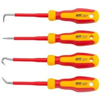 JTC 4PCS 絶縁オイルシールフックセット JTCI019 1セット 508-2988（直送品）