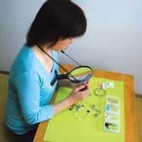 コンテック KONTEC 両手が使えるルーペ 丸130mm LP-36R 1個 574-3112（直送品）