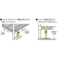 未来工業 未来 ピタ7ベルトストッパー P7P-BTK 1個 646-2965（直送品）