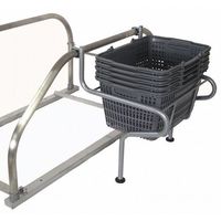 大和産業 カート収納庫用簡易カゴ置台YBS KBO-1 1台 591-5740（直送品）