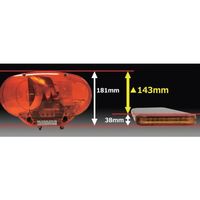 小糸製作所 小糸 LED黄色散光式警光灯 S型 61/高輝度タイプ LED61Y-S 1個 361-9332（直送品）