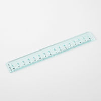 デザインフィル 定規<15cm> 青A 42295006 1セット(20個)（直送品）