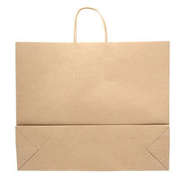 シモジマ 手提げ紙袋 25チャームバッグ 50ー2 未晒無地 4901755356588 1袋(50枚)