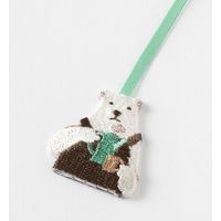 デザインフィル ブックマーカー 刺繍 シロクマ柄 62328006 1個