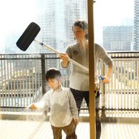 MQ・Duotex プレミアムモップクロス30cm ブルー 交換用 1枚 イーオクト　マイクロファイバーモップ