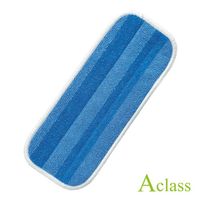 MQ・Duotex クライメートスマート プレミアムモップ3種セット 30cmブルー＆交換クロス1枚＆スプレーボトル イーオクト