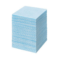 抗菌 カウンタークロス 平判 ミニ ブルー 1セット（1パック（100枚入）×5）ストリックスデザイン