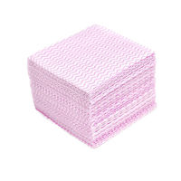 カウンタークロス D-cloth ハーフ 約30×30cm 不織布 ボックスタイプ ピンク 1セット（1箱（100枚入）×5）大日産業