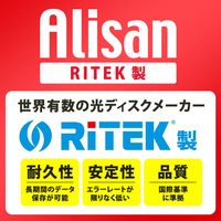 Alisan (アリサン) DVD-R 1回録画用 ホワイトレーベル AL-DVDR16XCPRM53SP 1ケース（直送品）