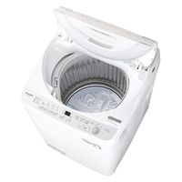 シャープ 【軒先渡し】清潔&節水穴無し槽 全自動洗濯機 ES-GE7J-S 1台（直送品）