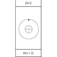 第一電子工業 MS非防水丸形 ボックスレセプタクル ハンダ付け結線用コネクタ オス 1芯 D/MS3102A20-2P 1個（直送品）