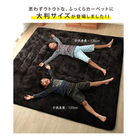イケヒコ 大判ドーク こたつ敷 ブラウン 220×260cm 1161710066213 1個（直送品）