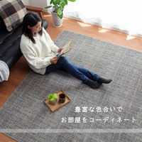 イケヒコ ノート 柄ラグ 3000×2000mm ネイビー 1271060193401 1枚（直送品）