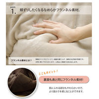 イケヒコ・コーポレーション フラン 掛布団 ベージュ 185×225楕円cm 1380000002848 1個（直送品）