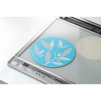 高木金属工業 IHマット IHクッキングヒーターマット 直径22cm オリーブ オリーブブルー 412070 1個（直送品）