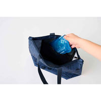 レップ エコバッグ フラワー 保冷トートバッグ S ブルー 426474 1個（直送品）