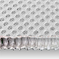 おしゃれ着ネット フック付　ギンガムレッド 1個