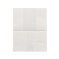 NF耐油角底袋 13-8 白無地 1袋（100枚入）