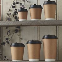 二重断熱カップ 6オンス 口径80mm 未晒 1箱（1000個：25個入×40袋）