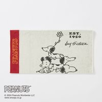 nishikawa スヌーピー のびのびタオルピローケース 75周年 レッド XT64196637160 1枚