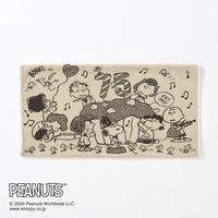 nishikawa スヌーピー のびのびタオルピローケース 75周年 ブラウン XT64196627330 1枚