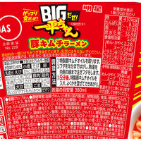 ＢＩＧだぜ！一平ちゃん 豚キムチラーメン 92g 1セット（1個×6） 明星食品