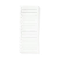 無印良品 端にも貼れるチェックリスト付箋紙 ３０枚 １５０×６０ｍｍ 1セット（1個×2） 良品計画