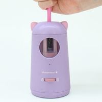 デビカ 充電式えんぴつけずりシャープニャー　パープル 043748 1個