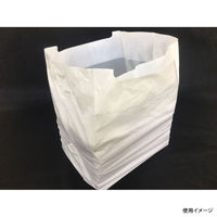 まつもと合成 レジ袋 古紙回収スカンジーバッグ 無地 乳白 00415511 1ケース(1000個(100個×10))（直送品）