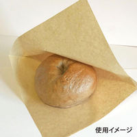 バーガー袋M(茶) DELI WRAPIN' 業務用 100枚入 00432317 1点（直送品）