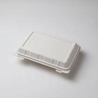 弁当容器 エコデリM ホワイト 00694765 1袋(50個)（直送品）